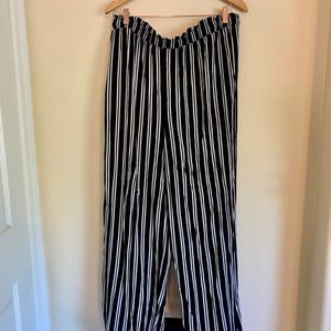 XHILARATION Elastic Waist Wide Leg Pants